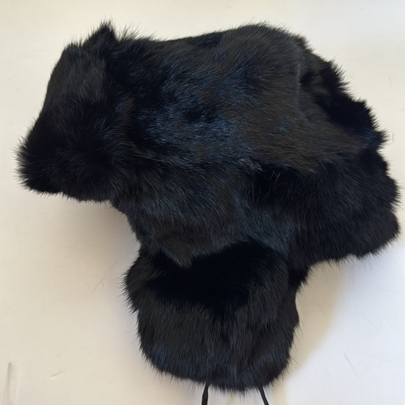 Crown cap real rabbit fur hat - Picture 4 of 9